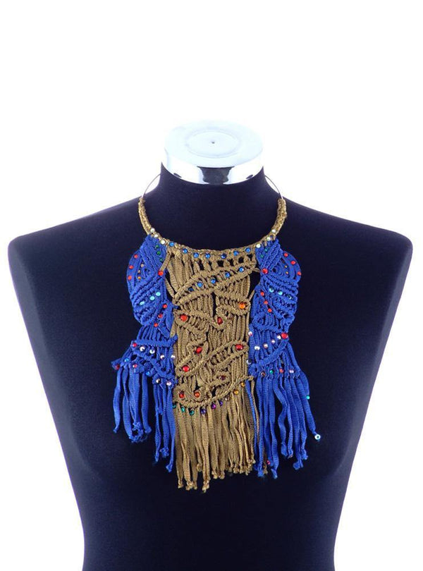 Colier material textil  Liza Panait Liza Panait Online Boutique